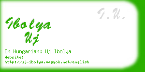 ibolya uj business card